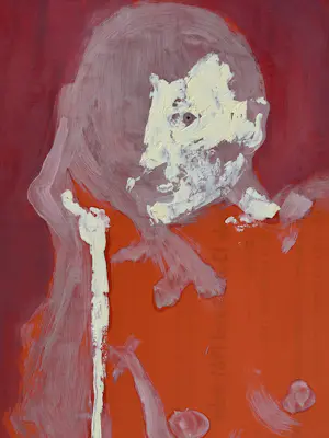 Robert Detheux - Wunderschöne abstrakte Komposition eines Gesichts - Oktober 1961 kopen? Bied vanaf 150!