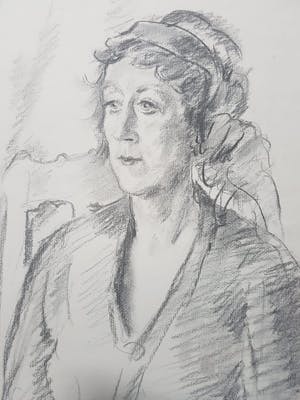 Jan Sluijters (jr.) - Originele grote tekening handgesigneerd en gedateerd 1988 kopen? Bied vanaf 50!