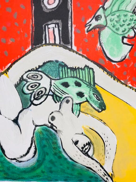 Corneille - Corneille - les poissons volants - 1975 - INGELIJST kopen? Bied vanaf 275!