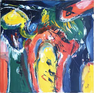 Iet van Es - Olieverf op doek - 1991 (Groot) kopen? Bied vanaf 195!