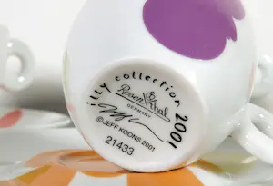 Jeff Koons - voor Illy - 6-persoons espresso-set - Porselein (door Rosenthal) kopen? Bied vanaf 100!