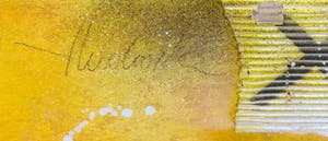 Theo Koster - Zeefdruk en collage op doek, Zonder titel (met ophangsysteem) kopen? Bied vanaf 35!