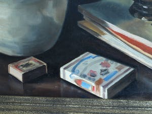 Andre van der Vossen - Olieverf op doek – Ingelijst stilleven - vroeg werk uit 1933 kopen? Bied vanaf 450!