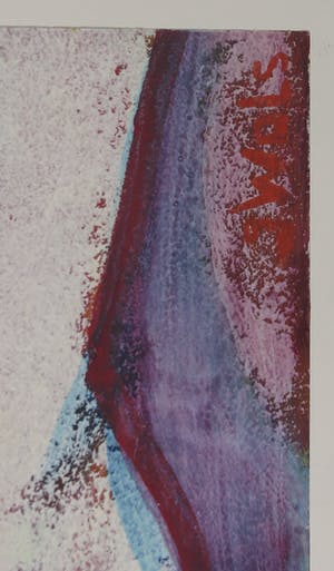 Joe Wols - Acryl op papier, Figuur voor een spiegel kopen? Bied vanaf 1!