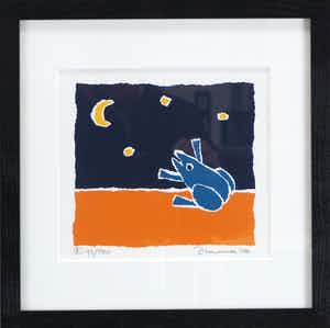 Hans Innemee - Blauwe kikker verkocht voor € 50!