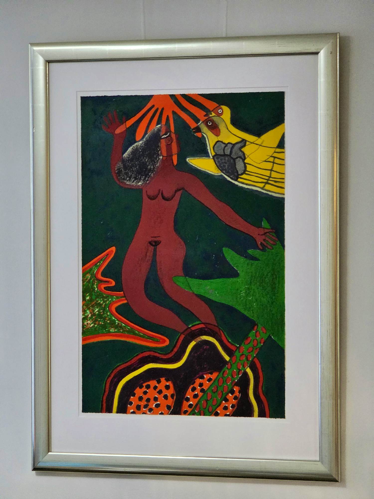 Corneille - Femme et oiseau des iles - E.A 1/10 - 1983 - Handgesigneerd kopen? Bied vanaf 400!