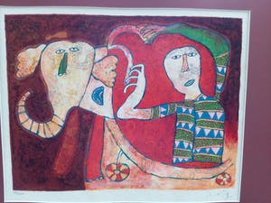 Shahid Parvez - man met olifant kopen? Bied vanaf 150!