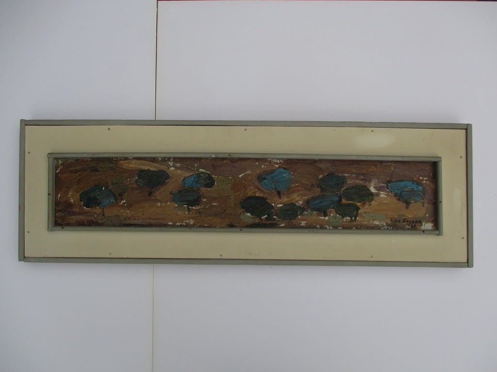 Gota Fogler - Gota Fogler: Olieverf op doek op paneel, Landschap kopen? Bied vanaf 75!