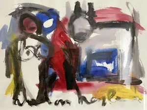 Anton Heyboer - Naakte vrouw met hond kopen? Bied vanaf 325!