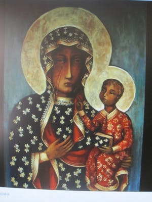 Heiligenbeeld - Icoon Zwarte Madonna van Czestochowa. kopen? Bied vanaf 45!