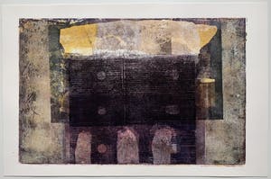 Thea Figee - monotype op papier - zonder titel - 1993 (UNIEK WERK) kopen? Bied vanaf 80!