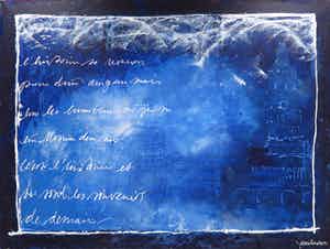 Carolina Paulussen - Acryl op doek, Zonder titel (Zeer groot) verkocht voor € 350!