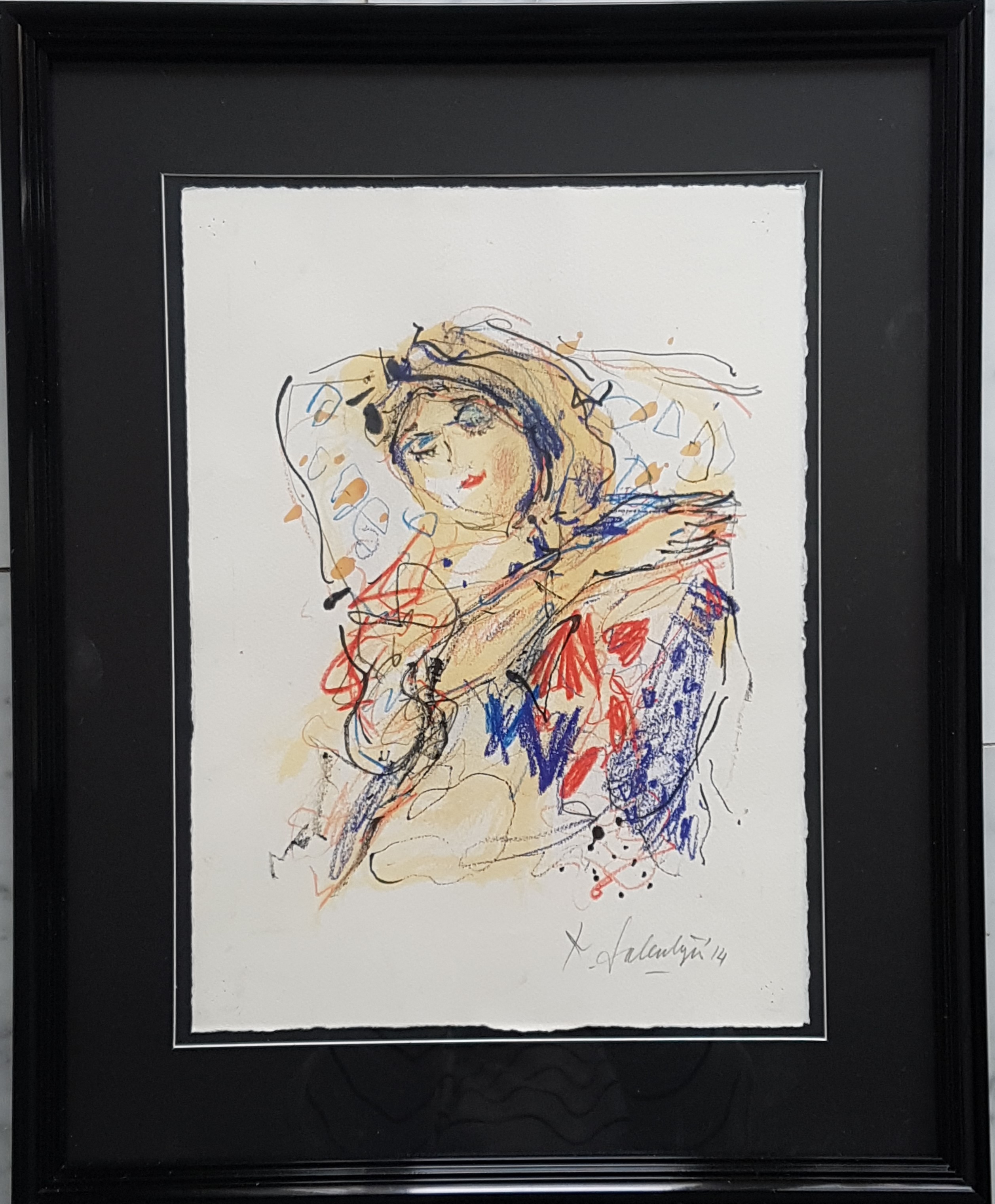 Kees Salentijn - Gouache op papier - 2014 kopen? Bied vanaf 375!