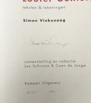 Simon Vinkenoog - ‘Louter genieten’ - oplage 75 - 1993 - incl. vier zeefdrukken kopen? Bied vanaf 125!