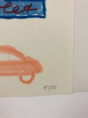 Klaas Gubbels - Litho. De Chevrolet kopen? Bied vanaf 125!