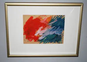 Albert Soons - Abstracte gouache 1966 kopen? Bied vanaf 150!