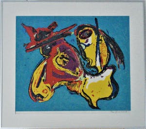 Jan te Wierik - Zeefdruk, kleine oplage, schitterend ingelijst kopen? Bied vanaf 225!