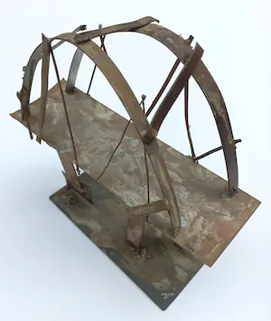 Herman den Brinker - Brug, object van gesoldeerd blik en draad kopen? Bied vanaf 1!