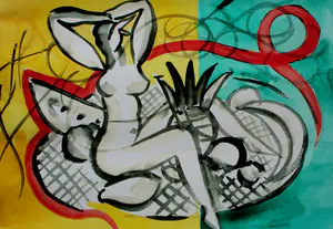 Stefan Szczesny - Giclee: Nude in a still life, handgesigneerd - 2013 kopen? Bied vanaf 25!