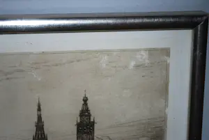 Buy Eugene Lucker - Gezicht op Nijmegen vanuit Lent? Bid from 100!