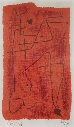 Gustave Singier - Gravure | Ingelijst kopen? Bied vanaf 95!