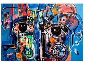 Simeon Gonzales - Rostro de Mujer en Primaverea kopen? Bied vanaf 849!