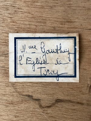 Niet of onleesbaar gesigneerd - Suzanne Goubeau Gauthey - l’Eglise de Torcy kopen? Bied vanaf 1!