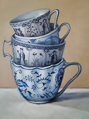 Alfonso Moreno - Gestapelde Chinese kopjes kopen? Bied vanaf 179!