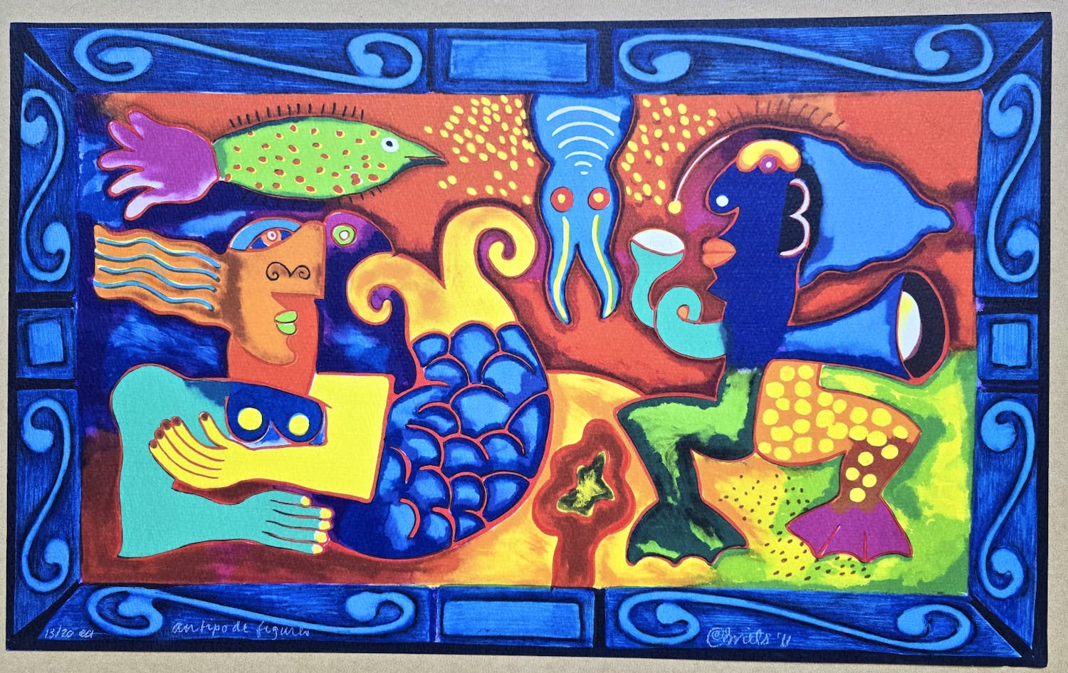 Clemens Briels - Antripode Figures - 20 ex. kopen? Bied vanaf 175!