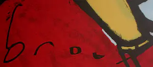 Herman Brood - ingelijste zeefdruk: Horen, zien en zwijgen(groot werk!) kopen? Bied vanaf 650!