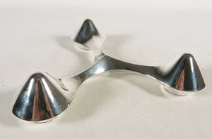 Gijs Bakker - Verzilverde drie-lichts kandelaar, uitgevoerd door Keltum kopen? Bied vanaf 1!