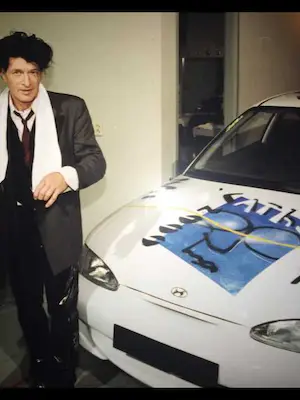 Herman Brood - Auto gespoten in TV studio live bij Catherine Keyl kopen? Bied vanaf 4500!