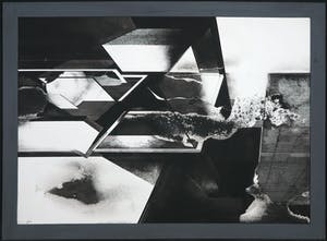 Ton Orth - Inkttekening, Abstract geometrische compositie kopen? Bied vanaf 60!