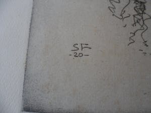 Sepp Frank - Ets. Titel. "Apostel Markus". kopen? Bied vanaf 15!