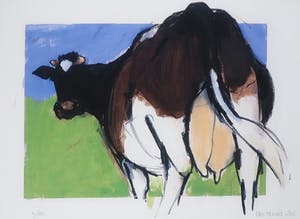 Ellen Meuwese - Giclée, Koe - Ingelijst kopen? Bied vanaf 1!