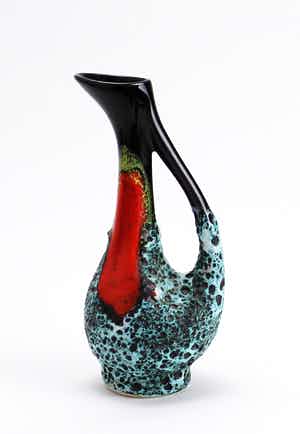 Vallauris Keramiek - aardewerk vaasje verkocht voor € 10!