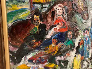 AcheterAntoon Kruysen - (1898-1977) - Zigeuner familie bij paarden? Enchérissez de 650!