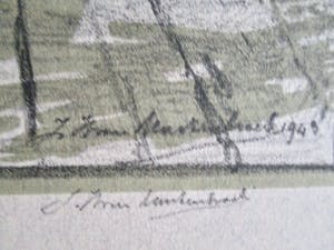 Johan Hendrik van Mastenbroek - Litho sluisje Rotterdam kopen? Bied vanaf 40!