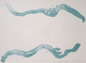 Jeroen Hermkens - Boven- en benedenloop, litho kopen? Bied vanaf 35!