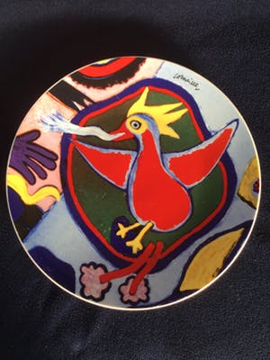 Corneille - Keramisch bord Vuurvogel kopen? Bied vanaf 25!