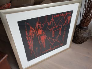 Anton Heyboer - Laatste keer! : Gemengde techniek op geschept papier, gesigneerd kopen? Bied vanaf 295!