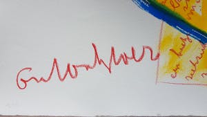 Anton Heyboer - een boek lezen - gemende techniek, handgesigneerd kopen? Bied vanaf 249!