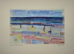 Phil Grisel - Strand Texel 1957 kopen? Bied vanaf 50!