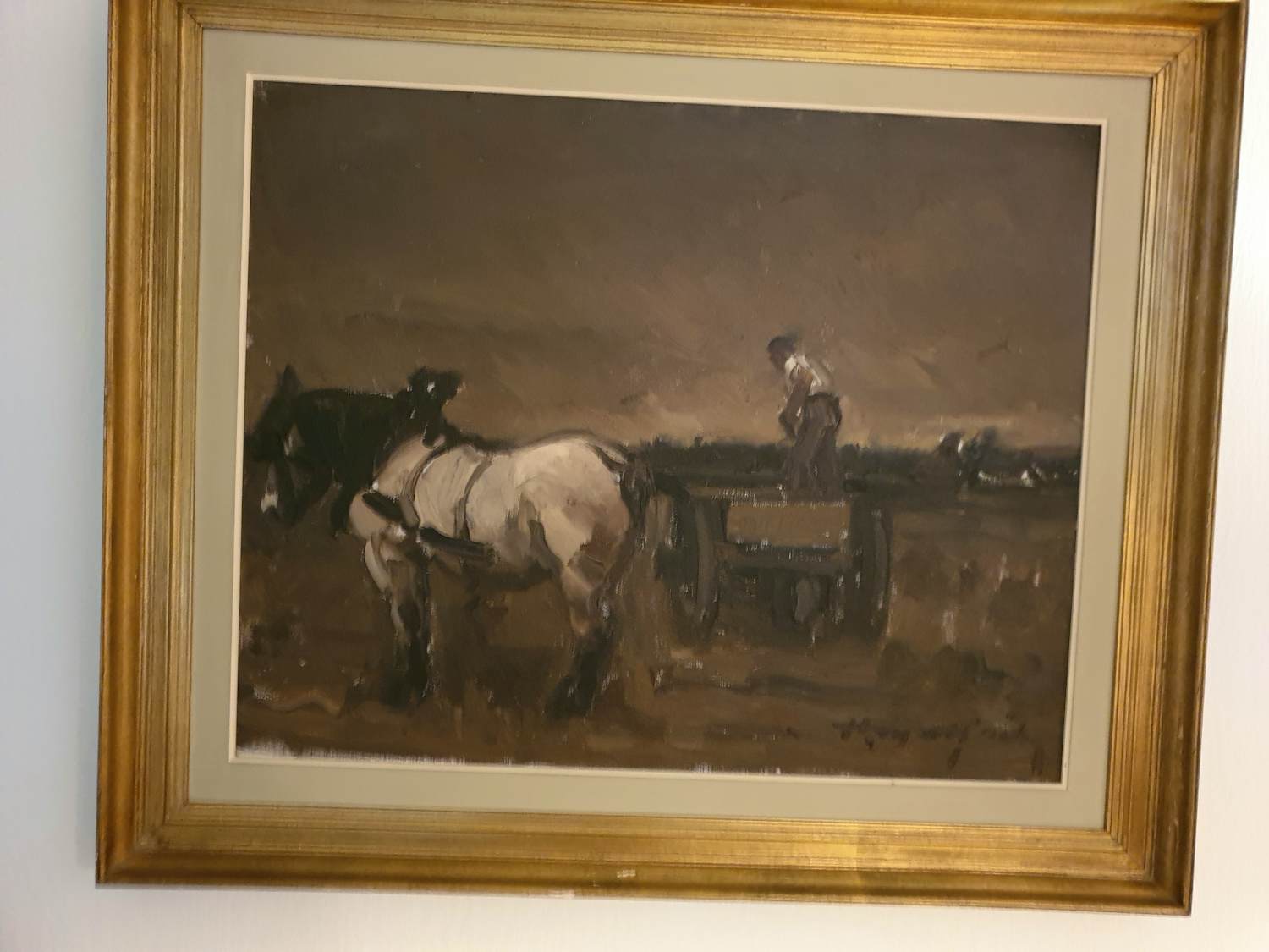 Buy Hubert Malfait - Veldwerk met paard en kar? Bid from 3000!