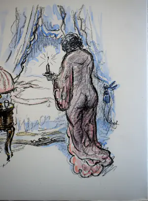 Kees van Dongen - lithografie - Nachtelijk bezoek kopen? Bied vanaf 100!