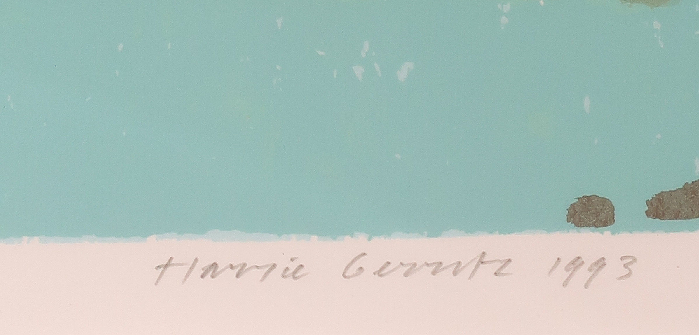 Harrie Gerritz - Zeefdruk, Zonder titel - Ingelijst kopen? Bied vanaf 35!