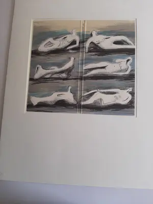 Henry Moore - Litho, Omslag van de catalogus van de Galerie Berggruen, Parijs, 1981. kopen? Bied vanaf 35!