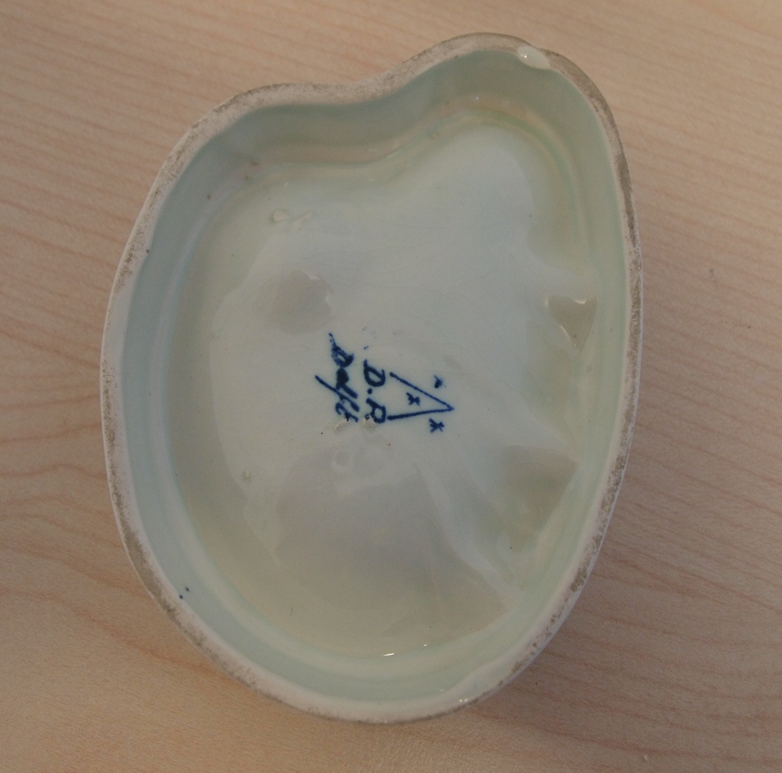 Delftse Pauw - Platelen asbakje voor Talens in de vorm van schilderspalet kopen? Bied vanaf 6!