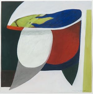 Doris Groeneveld - Gouache, Abstracte compositie - Ingelijst kopen? Bied vanaf 50!