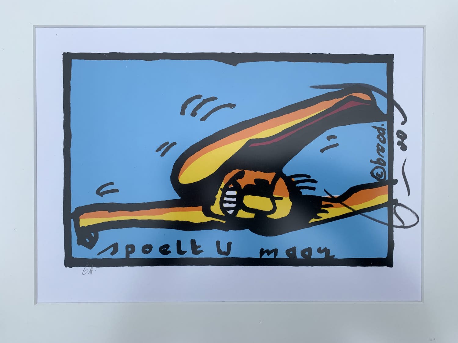 Herman Brood - Spoelt u maar verkocht voor € 50!